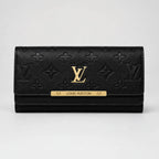 LV LOGO Flap Wallet