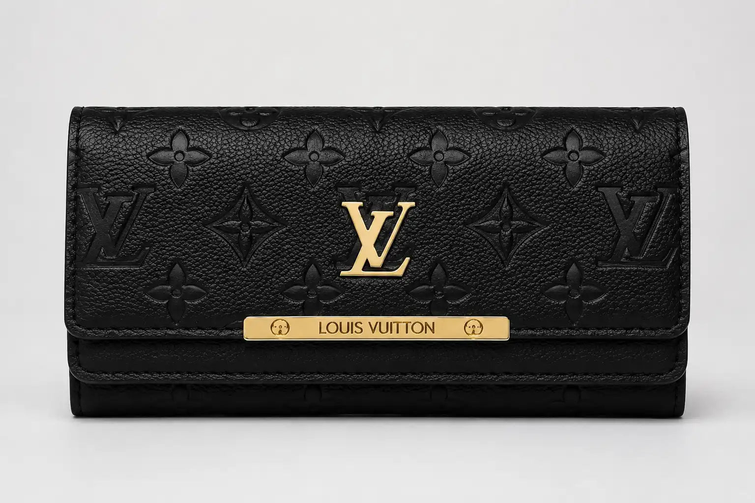 LV LOGO Flap Wallet