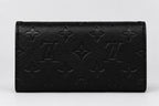 LV LOGO Flap Wallet