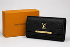 LV LOGO Flap Wallet