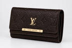 LV LOGO Flap Wallet