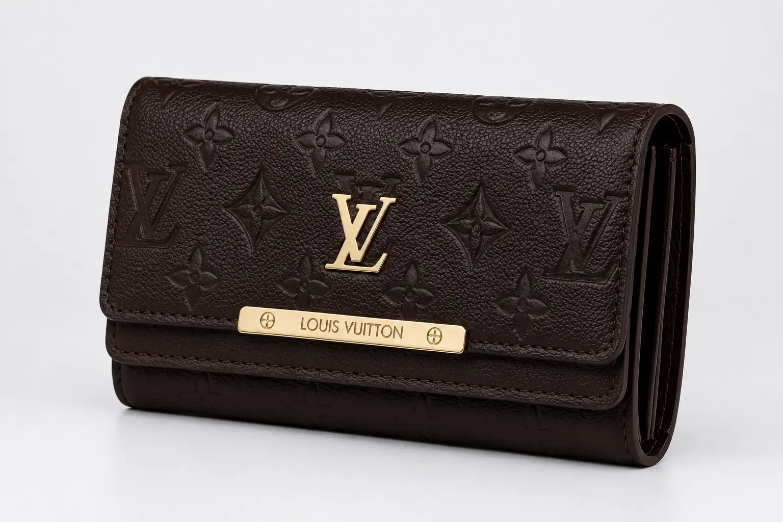 LV LOGO Flap Wallet