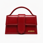 Jacquemus Bambino Top Handle Bag - Wine Leather