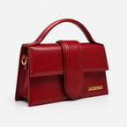Jacquemus Bambino Top Handle Bag - Wine Leather