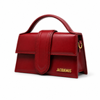 Jacquemus Bambino Top Handle Bag - Wine Leather