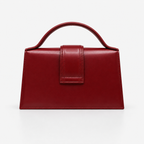 Jacquemus Bambino Top Handle Bag - Wine Leather