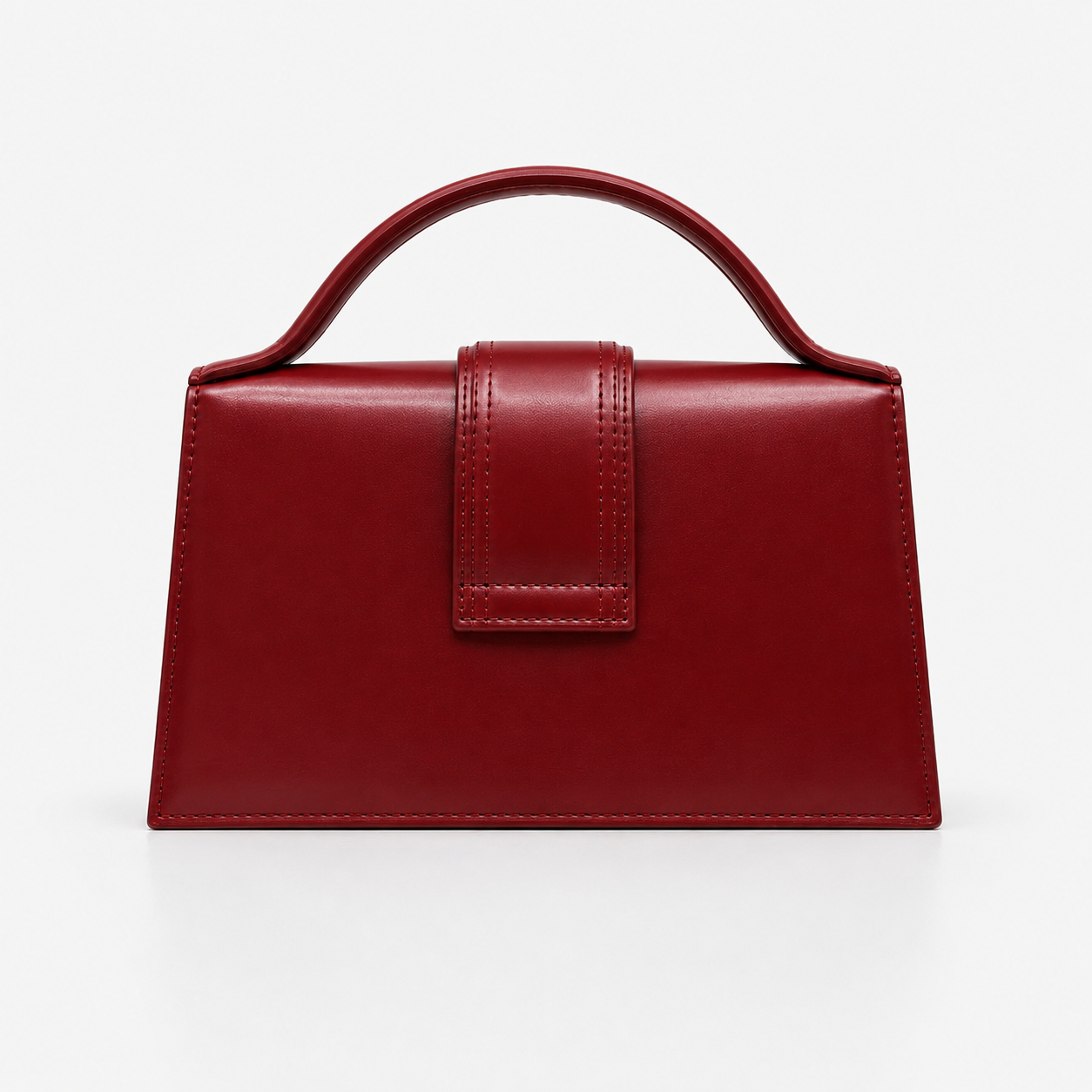 Jacquemus Bambino Top Handle Bag - Wine Leather