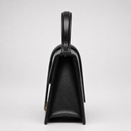 Jacquemus Bambino Top Handle Bag - Black Leather