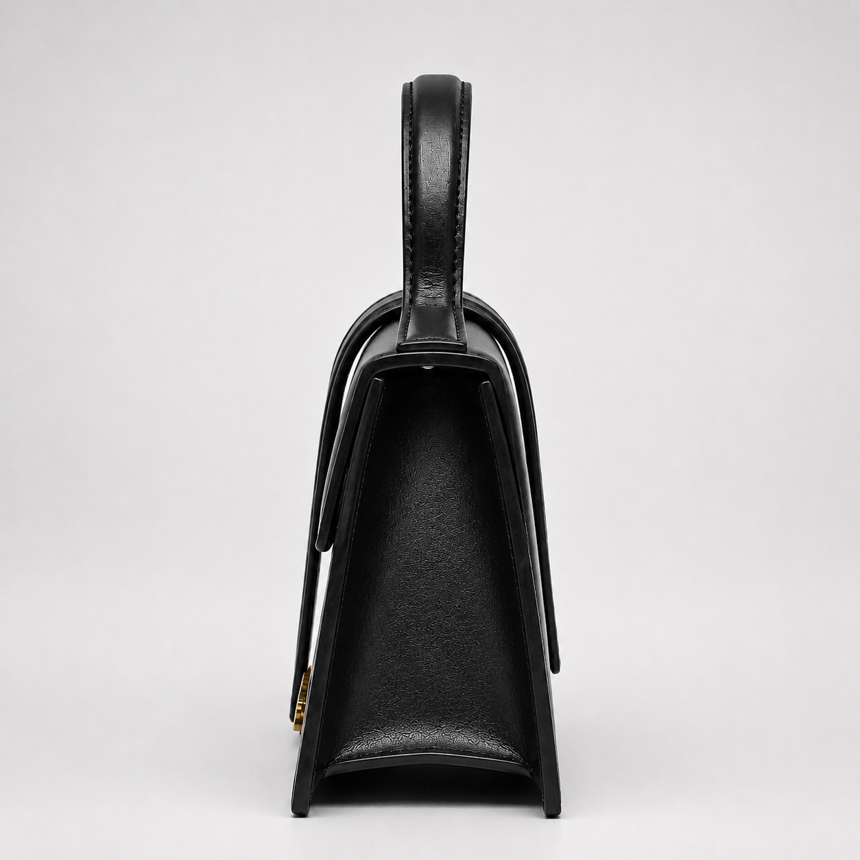 Jacquemus Bambino Top Handle Bag - Black Leather
