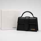Jacquemus Bambino Top Handle Bag - Black Leather