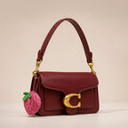 Signature Print Crossbody Bag with Gold Buckle