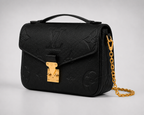 Louis Vuitton Empreinte Monogram Giant Pochette Metis in Black