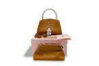 The "Dimantios" Noir Handbag Set Caramel