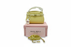 The "Dimantios" Luxe Basa Bela Satchel in Lemon Chiffon