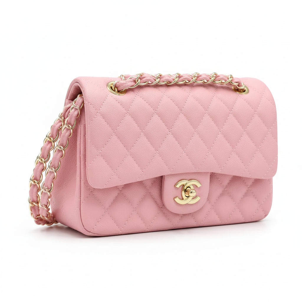Chanel Classic Flap Bag - Powder Pink