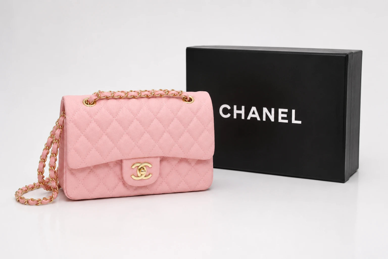 Chanel Classic Flap Bag - Powder Pink