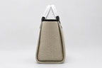 Chanel Large Canvas Tote Bag Beige Cambon