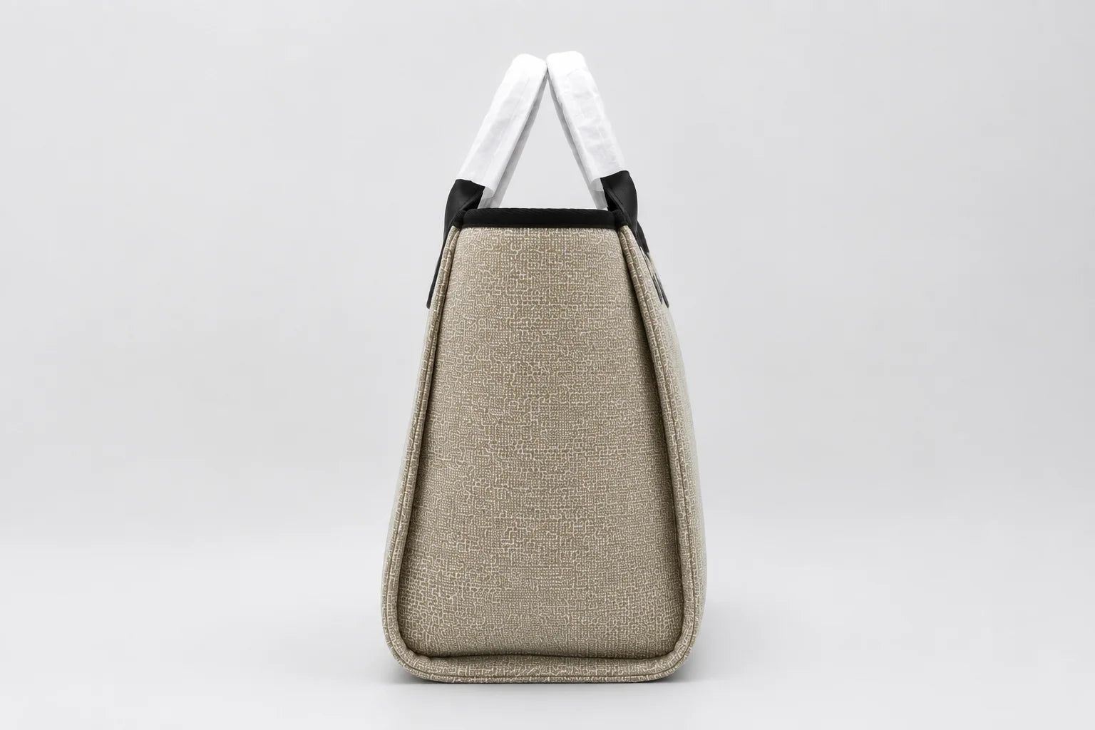 Chanel Large Canvas Tote Bag Beige Cambon