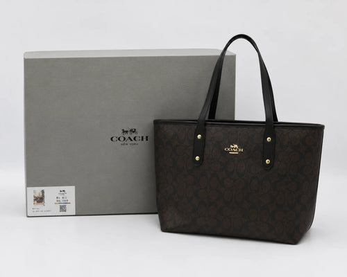 Coach City Tote Bag - Coffee Black