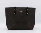 Coach City Tote Bag - Coffee Black