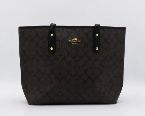 Coach City Tote Bag - Coffee Black