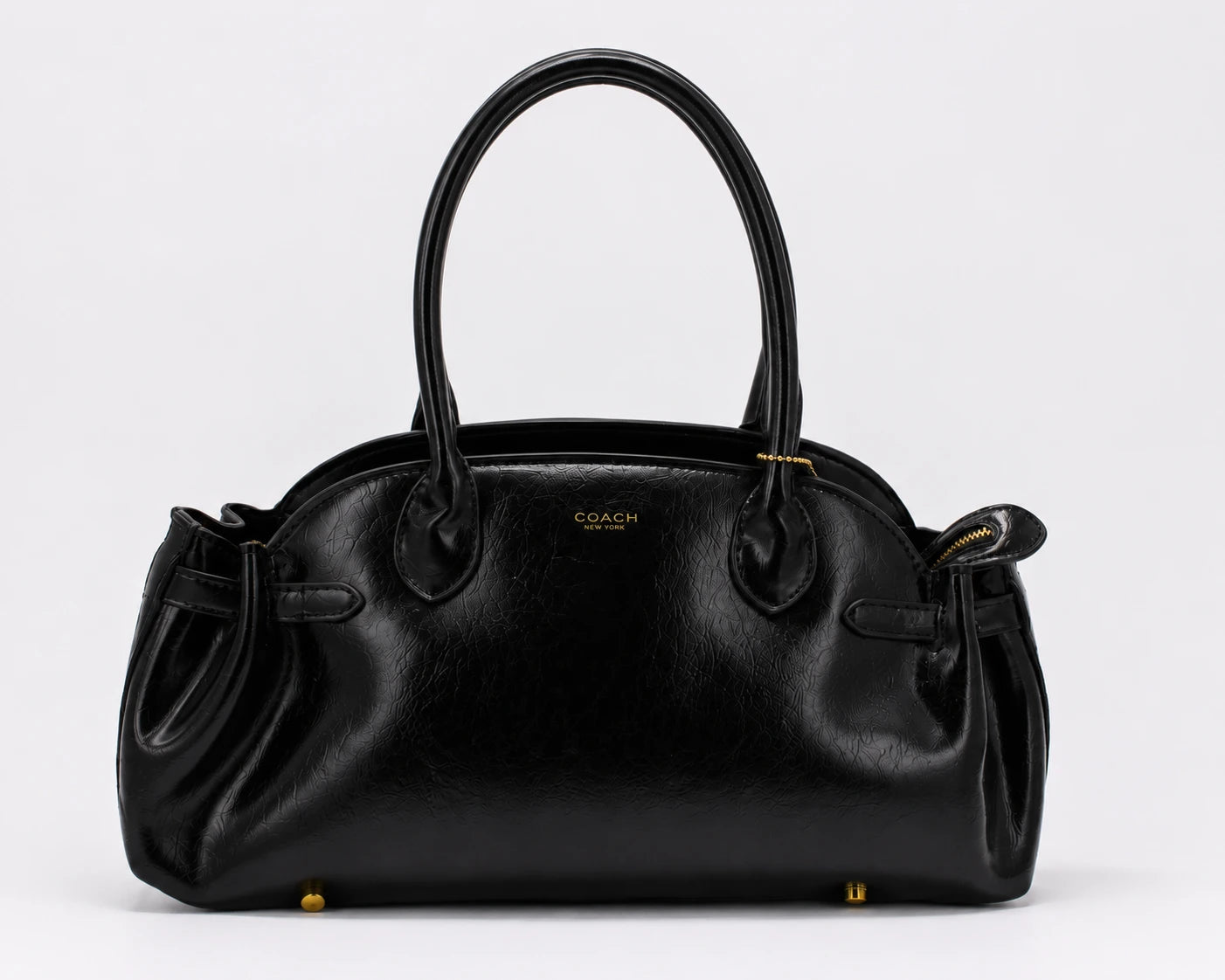 Coach Ellis 30 Satchel Long Bag - Black
