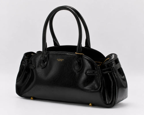 Coach Ellis 30 Satchel Long Bag - Black