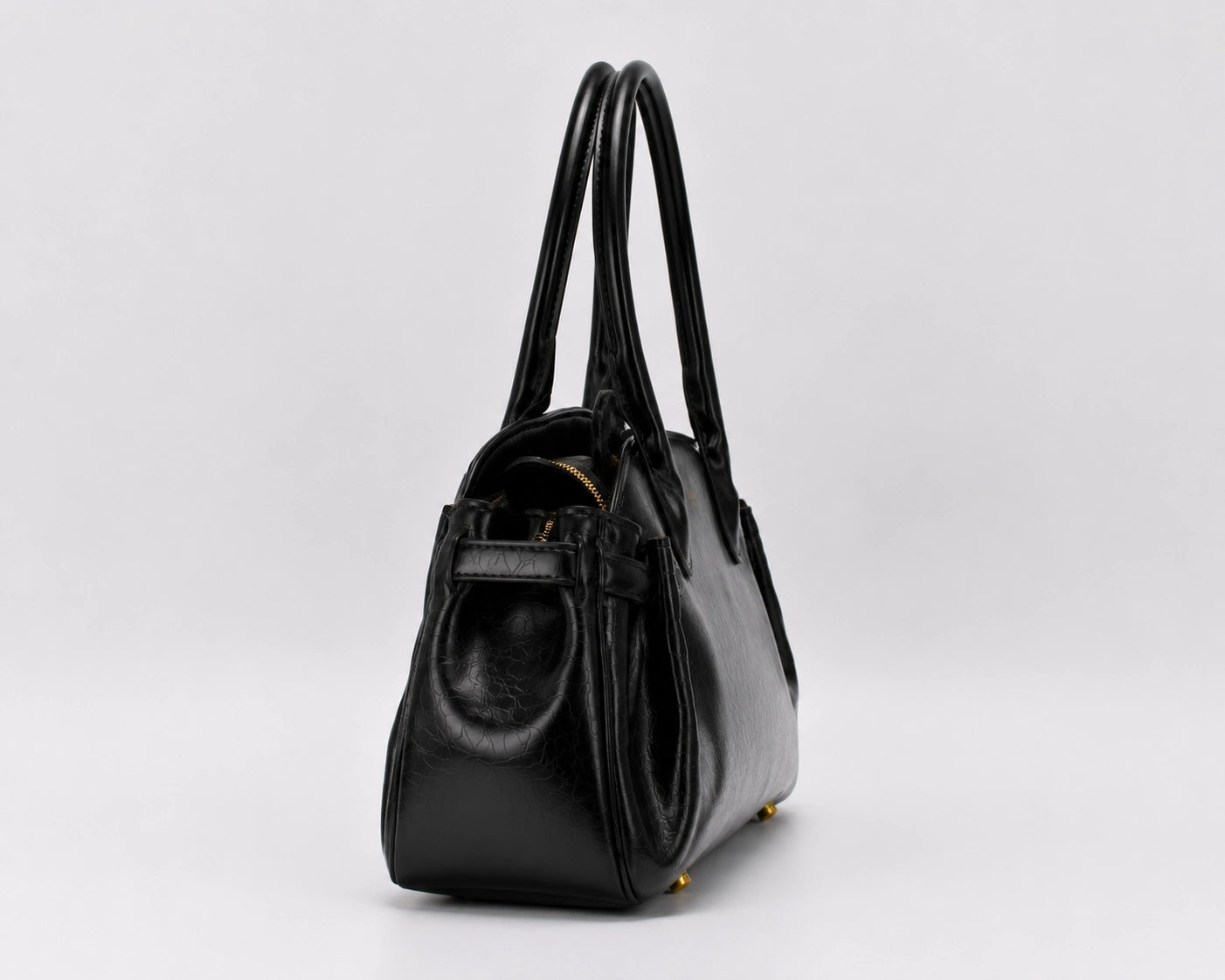 Coach Ellis 30 Satchel Long Bag - Black