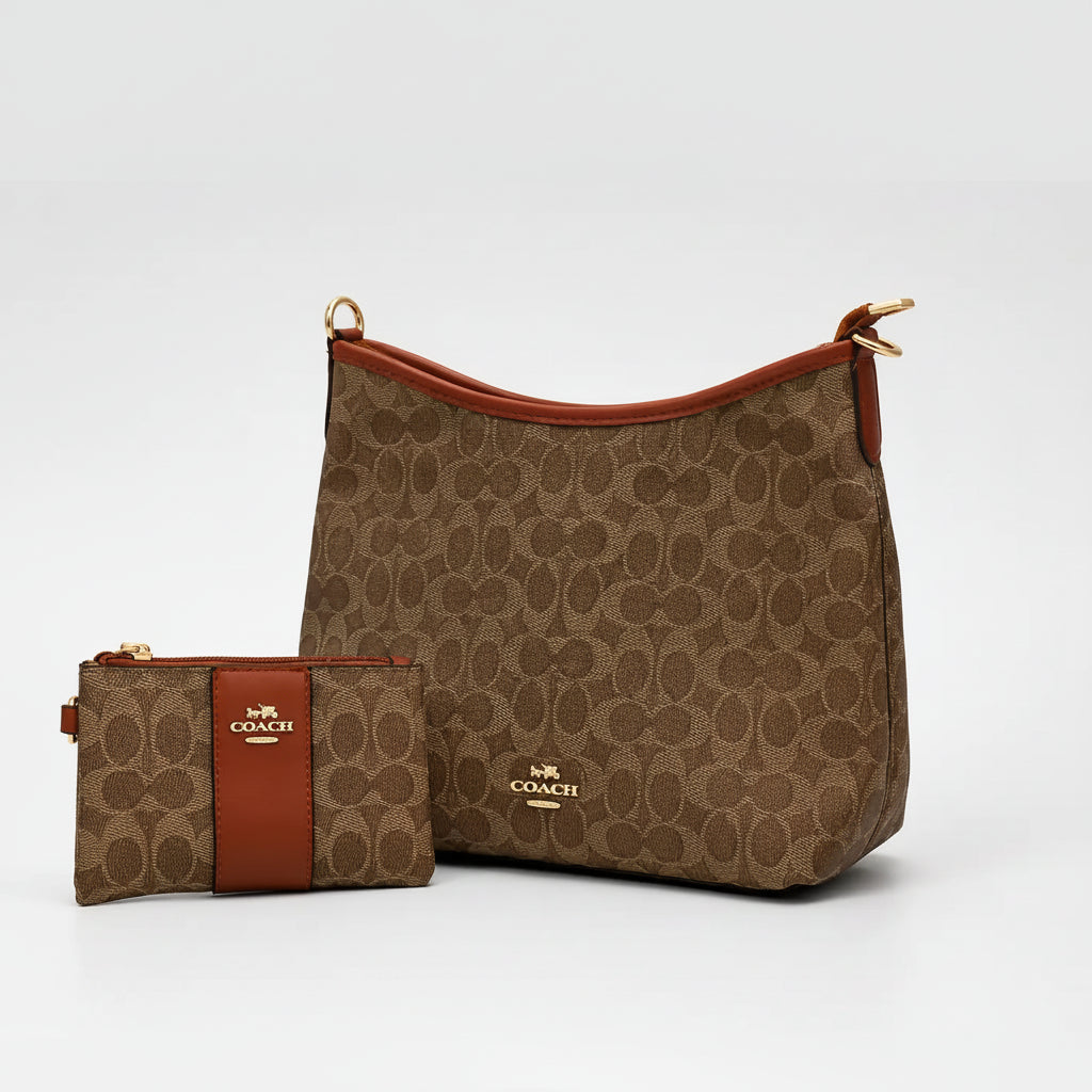 Coach Hobo Crossbody Bag - Brown