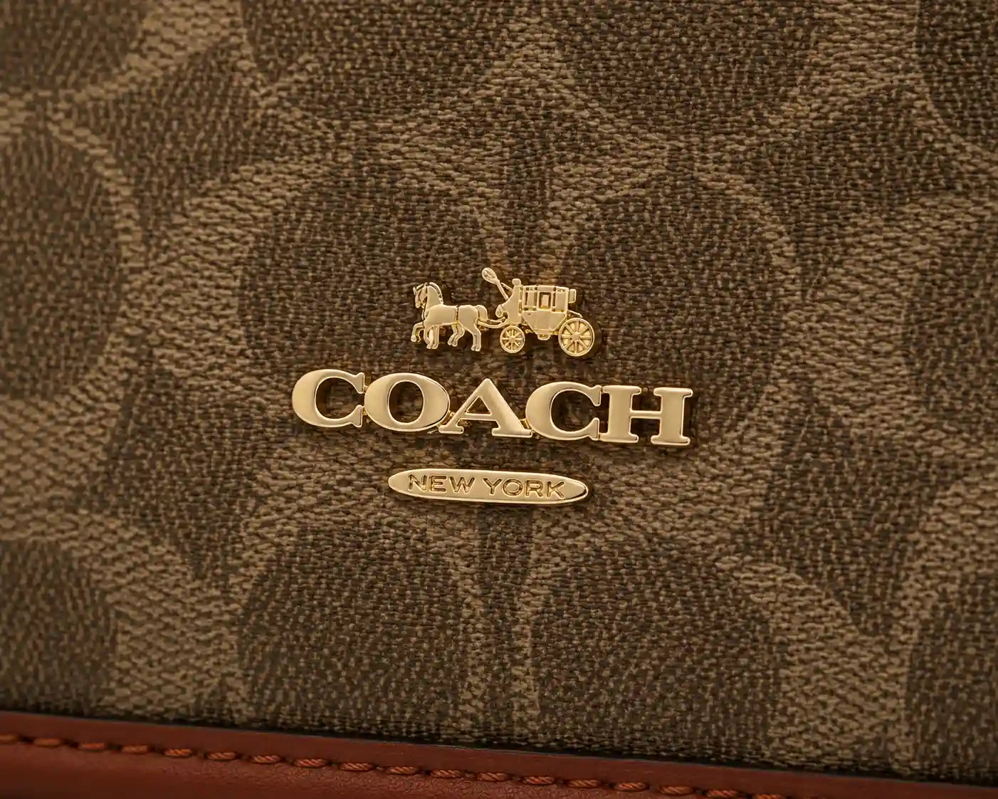 Coach Hobo Crossbody Bag - Brown