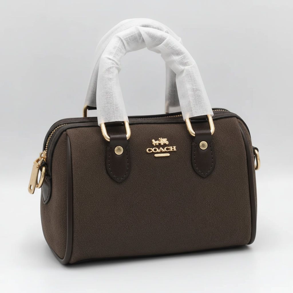 Coach Mini Rowan Crossbody Bag - Coffee