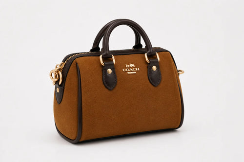 Coach Mini Rowan Crossbody Bag - Coffee And Brown