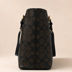 Coach Mollie Tote - Coffee And Black