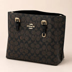 Coach Mollie Tote - Coffee And Black