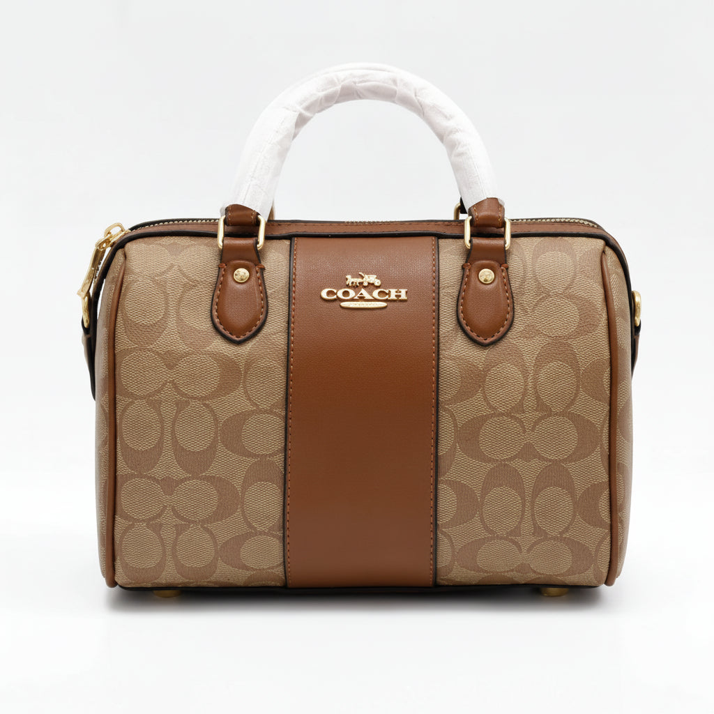 Coach Rowan Satchel - Apricot Brown