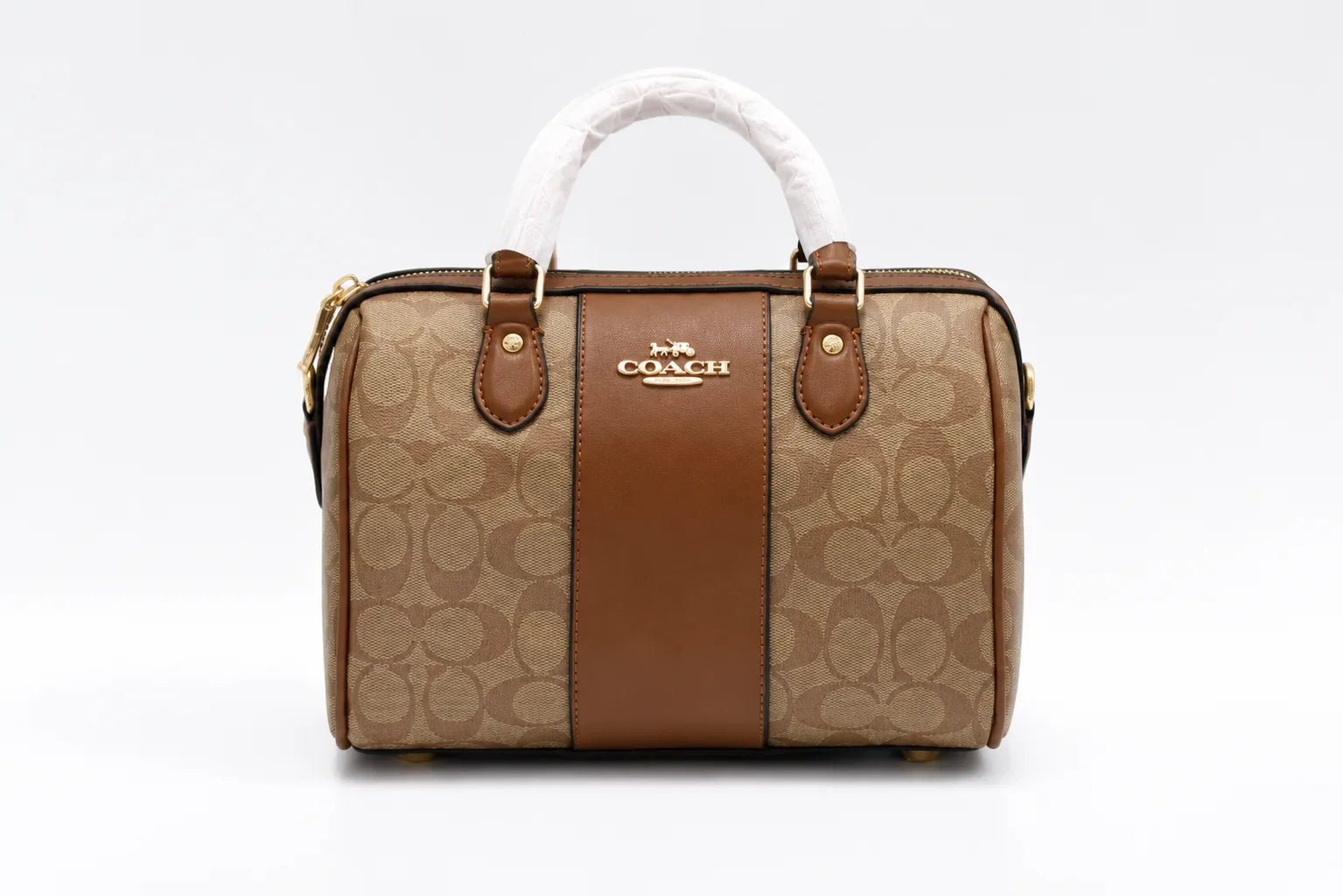 Coach Rowan Satchel - Apricot Brown
