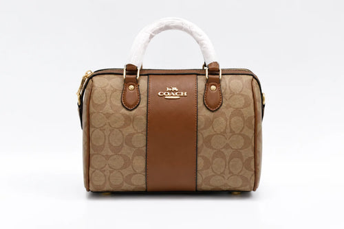 Coach Rowan Satchel - Apricot Brown