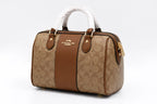 Coach Rowan Satchel - Apricot Brown