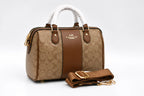 Coach Rowan Satchel - Apricot Brown