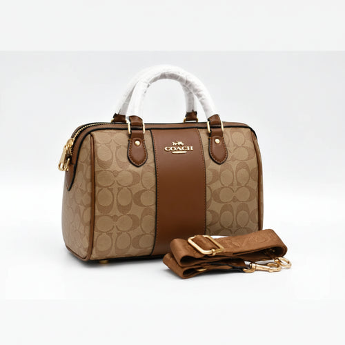 Coach Rowan Satchel - Apricot Brown