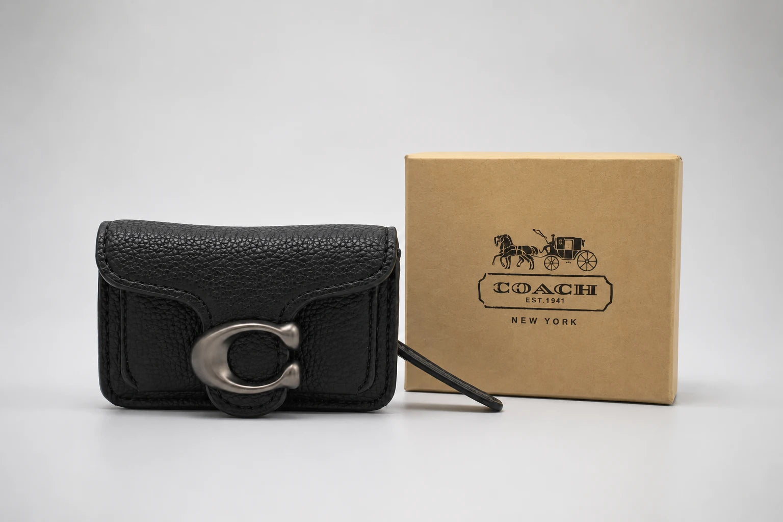 Coach Tabby 12 Top Handle Bag - Black