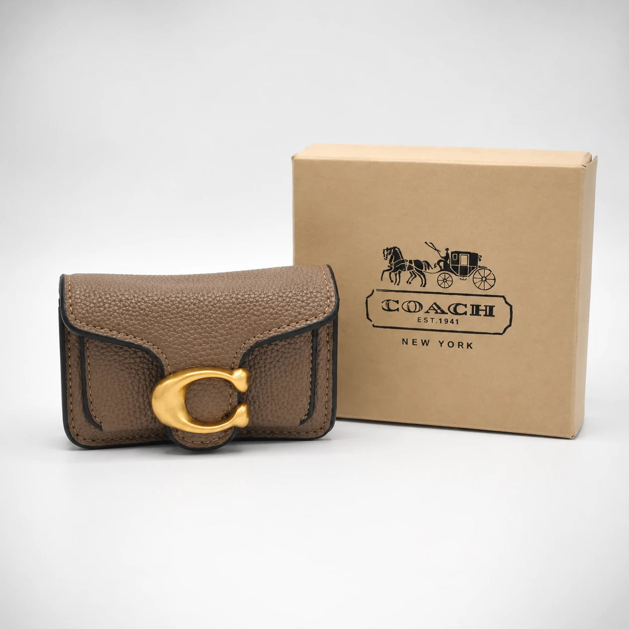 Coach Tabby 12 Top Handle Bag - Brown