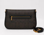 Coach Tabby Shoulder Bag Signature Brown-Black Canvas