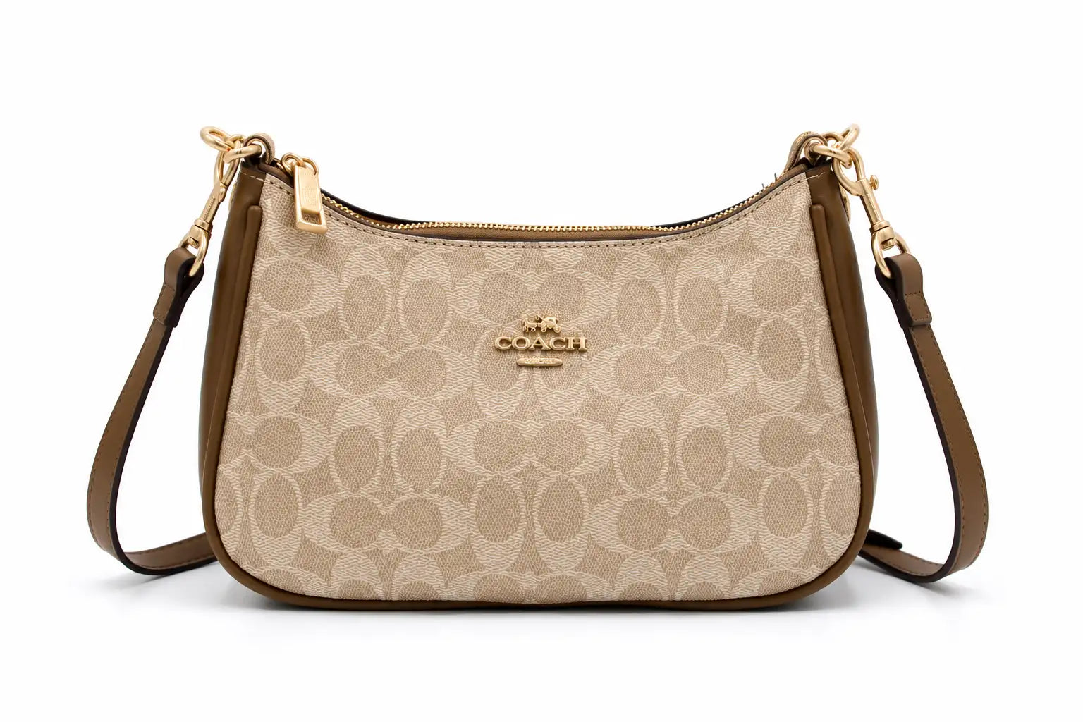 Coach Teri Shoulder Bag - Apricot Trim