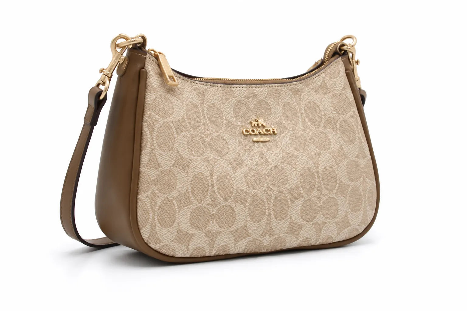 Coach Teri Shoulder Bag - Apricot Trim