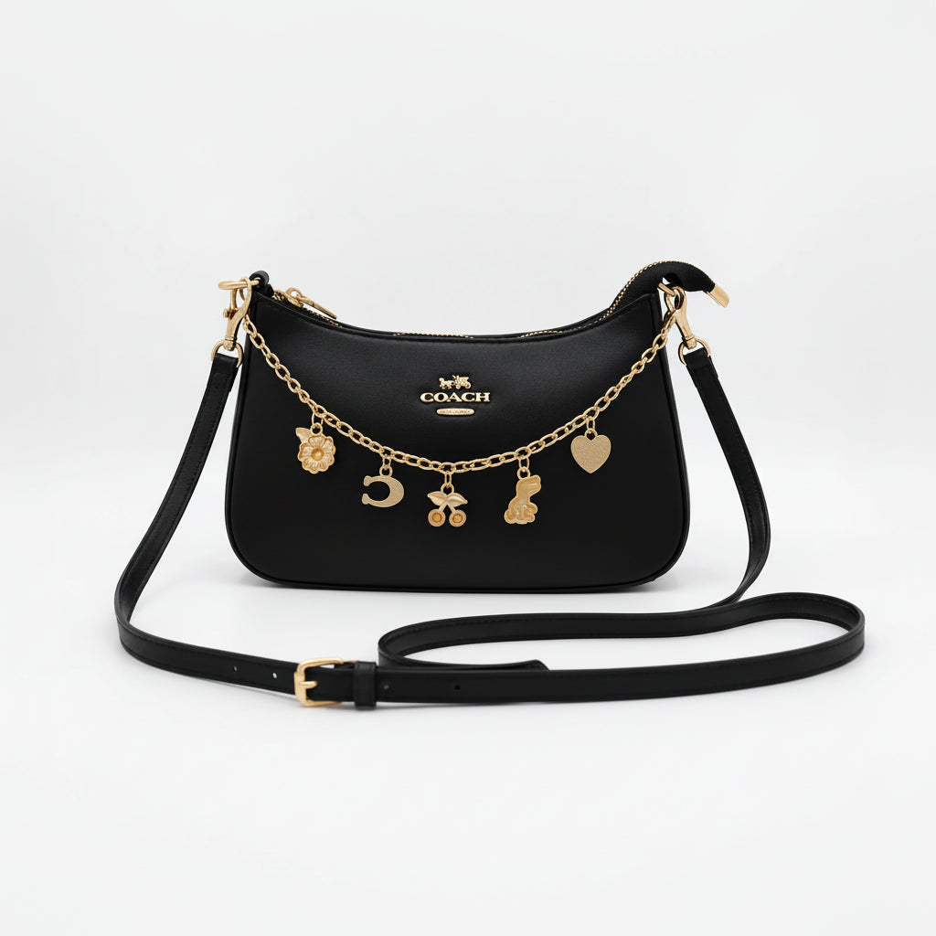 Coach Teri Shoulder Bag - Black