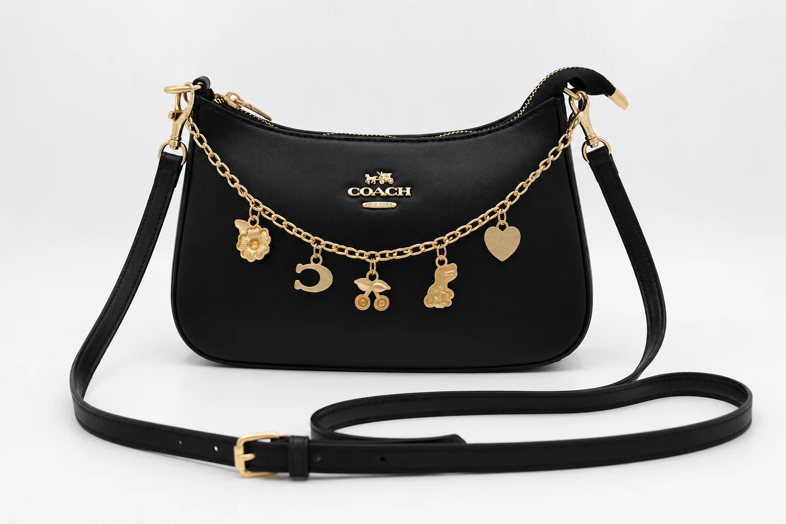 Coach Teri Shoulder Bag - Black