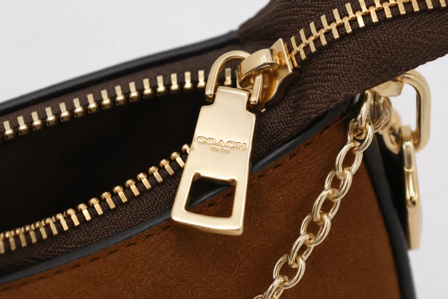 Coach Teri Shoulder Bag - Saddle Brown