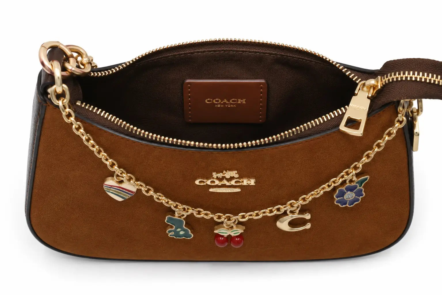 Coach Teri Shoulder Bag - Saddle Brown