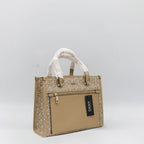 DKNY Canvas Box Bag - Apricot Trim